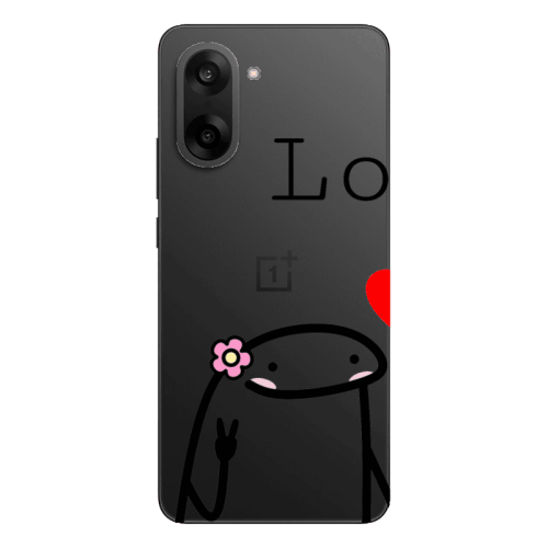 Oneplus Nord CE 5 Love 1 Transparent Silicone TPU Θήκη